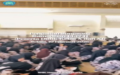 Dokumentasi Pengajian Songsong Ramadhan untuk Siswa Kelas X dan XI SMK Negeri 7 Yogyakarta